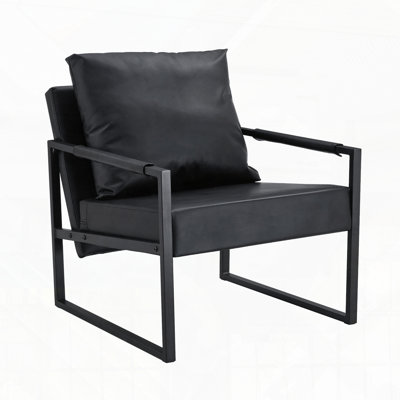 Classic PU Leather and Sofa with Modern Industrial Style