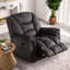 Fauteuil inclinable manuel pivotant et oscillant classique de 40,9 po de largeur Flournory-2040952277