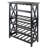 Bathurst 24 Bottle Wine Bottle & Glass Rack in Espresso