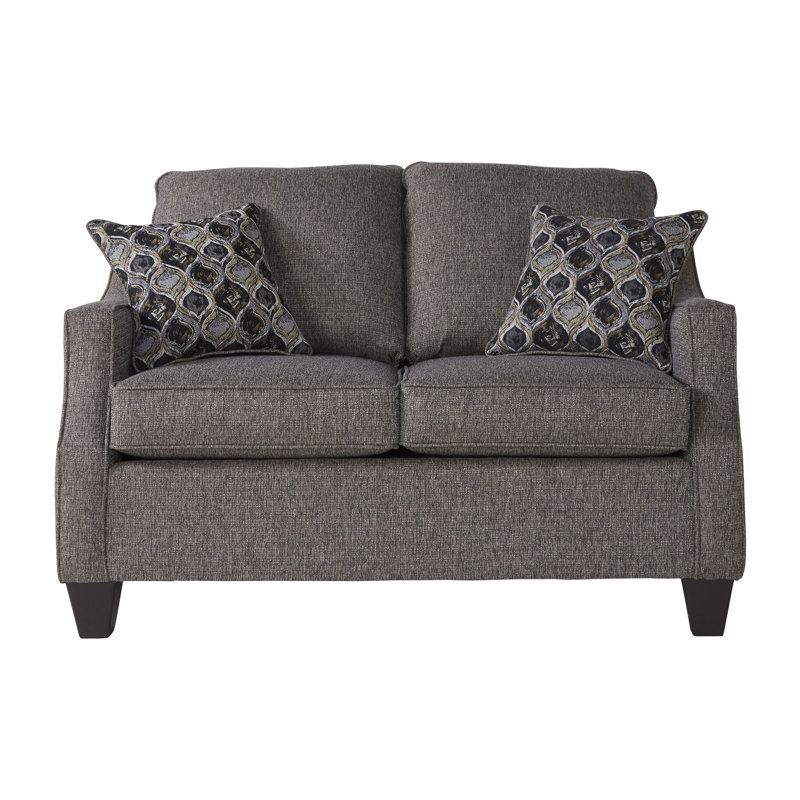 Zakary Upholstered 52.5'' Loveseat, Talula Ash