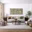 "Green and Cream", reproduction d'art sur toile encadrée, impression sur toile, 3 pièces-128757118-128757115