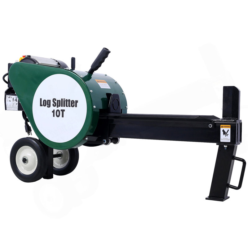 Fendeuse à bois à double volant électrique Splitter à bûches électrique portative 10h Hotizontal 2HP 16A