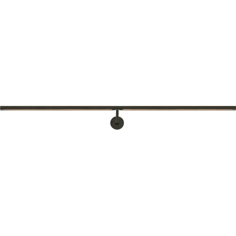 Plural Dome Picture Light, Bronze, 0.5" H x 30" W x 8.9" D, 20.8