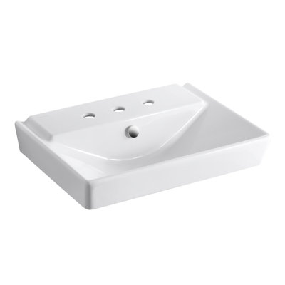 Reve Ceramic 24" Bathroom Sink with Overflow