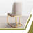 Khaleed 19'' H Linen Upholstered Metal Side Chair-1167421995-1167421996