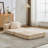 Compression Convertible Floor Bed, Single Seater, Beige Chenille, Boneless Modular, No Assembly For Various Rooms Seater Compression, Fixed - Shape Frame, Assembly, Chenille Occasions-1416381185