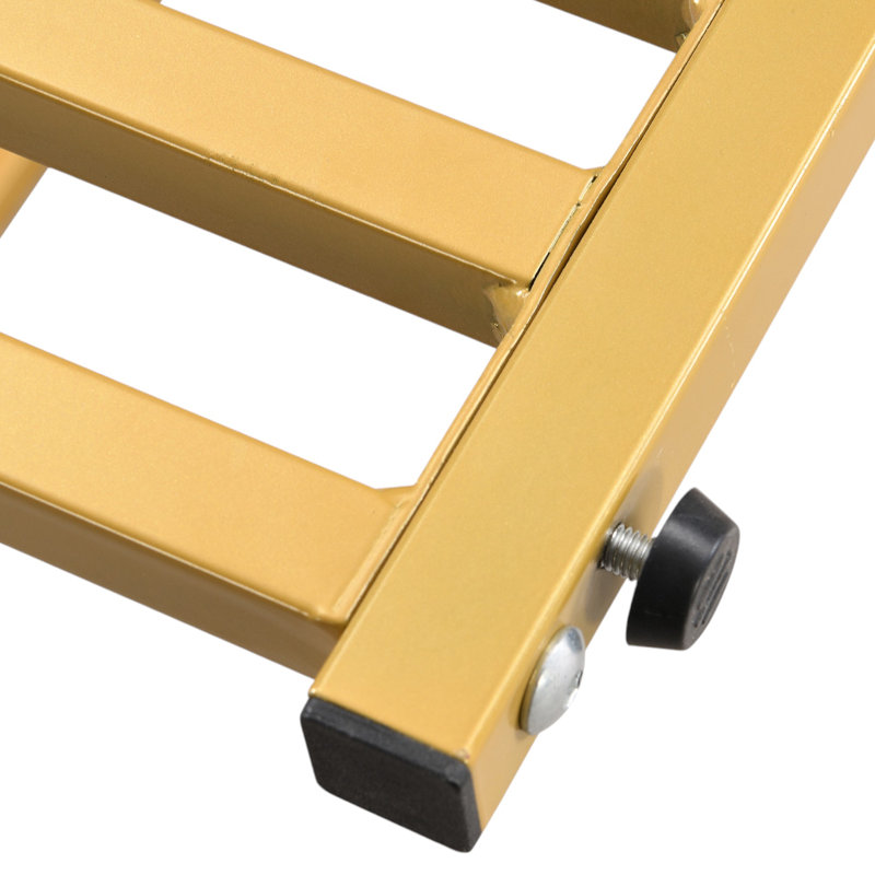Gold And White Coffee Table Set Of 2, With Marble Pattern Coffee Table With Drawer Metal Frame Square End Table