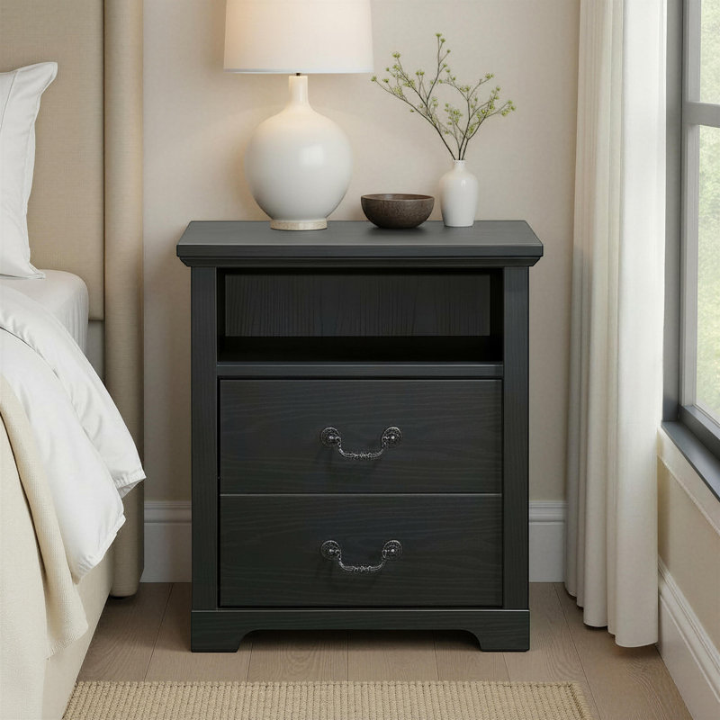 Mobilier de chambre à coucher 1pc, Noir, Individual