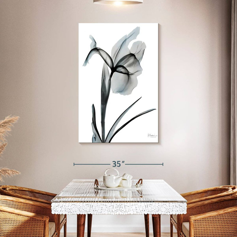 Harnek Ombre Sea Salt Iris I, 30" H x 20" W