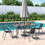 Mclaurin 4 - Person Patio Dining Set with Rectangular Table-890762634-890762633