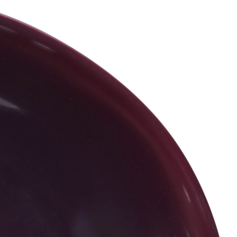 Maya 8.25" Melamine Irregular Round Bowl, Purple