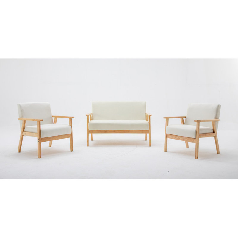 Ensemble de salon avec canapé et 2 chaises Dorn