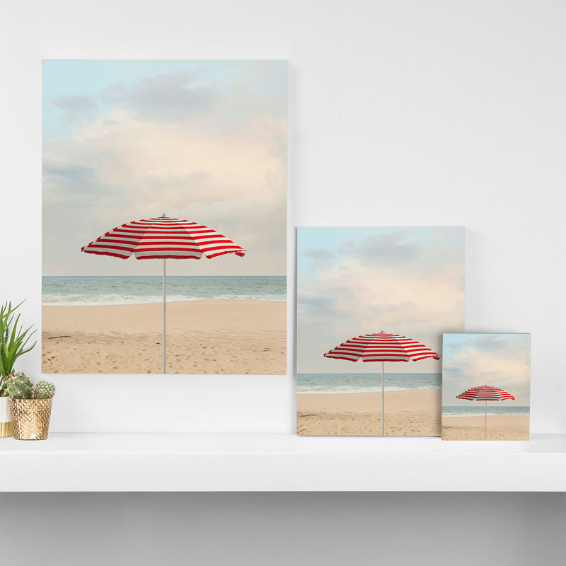 «Eye Poetry», photographie, parapluie, Californie, plage, art, toile, H 20 po x l 16 po