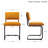 Aveon 19.6" H Mid-Century Modern Tufted Channel Velvet Dining Chairs with Steel Frame-86128074