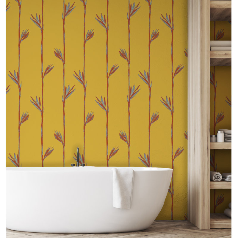 Yuki Osada Floral Wallpaper Double Roll, Tahiti Sunset