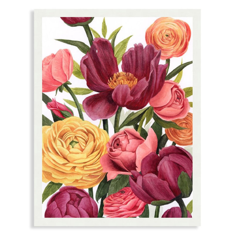 Anemone Posy II par Popp Grace - reproduction d'art sur toile