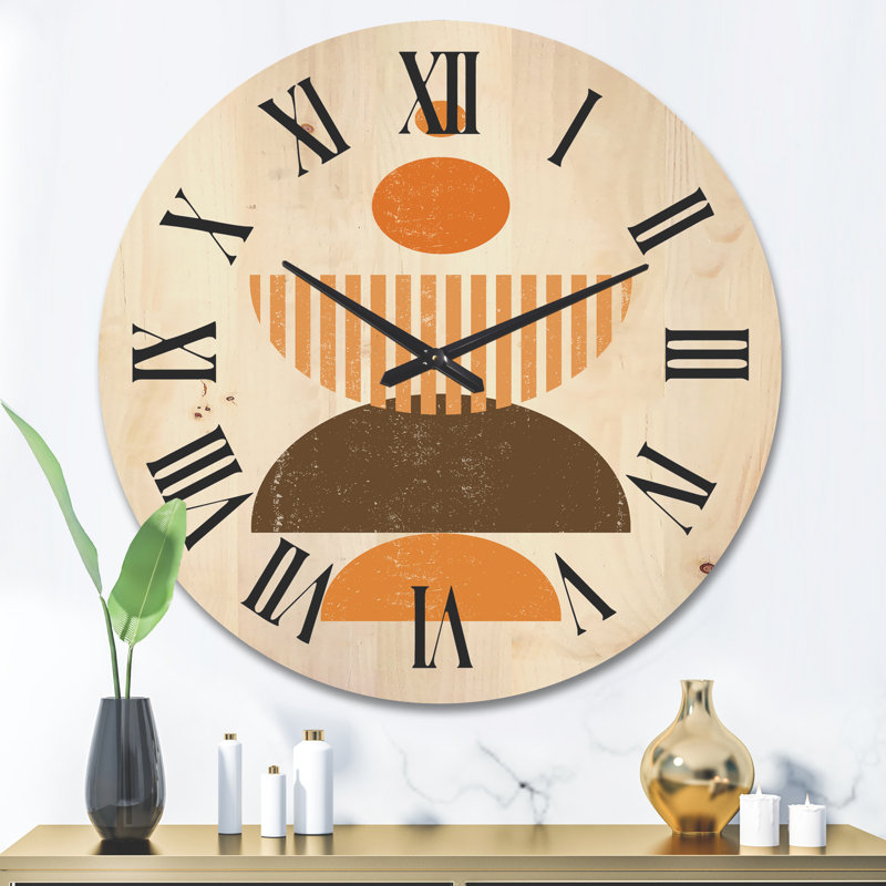 Horloge murale abstraite, Très grand