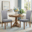 Chaise de salle à manger Bearch - Dossier rembourré moderne avec garniture cloutée-1298435386-1082399778