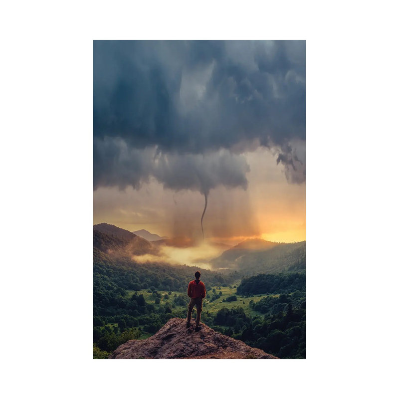 Tornado Thoughts by Brent Shavnore - Wrapped Canvas Gallery-Wrapped Canvas Giclée, 66.04 cm H x 45.72 cm W x 3.175 cm D