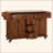 Kitchen Island With Rubber Wood Countertop, Kitchen Cart On 5 Wheels With Storage Cabinet And 5 Drawers For Dinning Room-276830711
