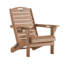 Chaises d'extérieur pour foyer d'extérieur pliables en PEHD résistant aux intempéries avec porte-gobelet Adirondack-111030214