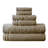 Modern Threads 6-Piece Damask Jacquard/Solid Ultra Soft 550GSM 100% Combed Cotton Towel Set with Embellished Borders-370815617