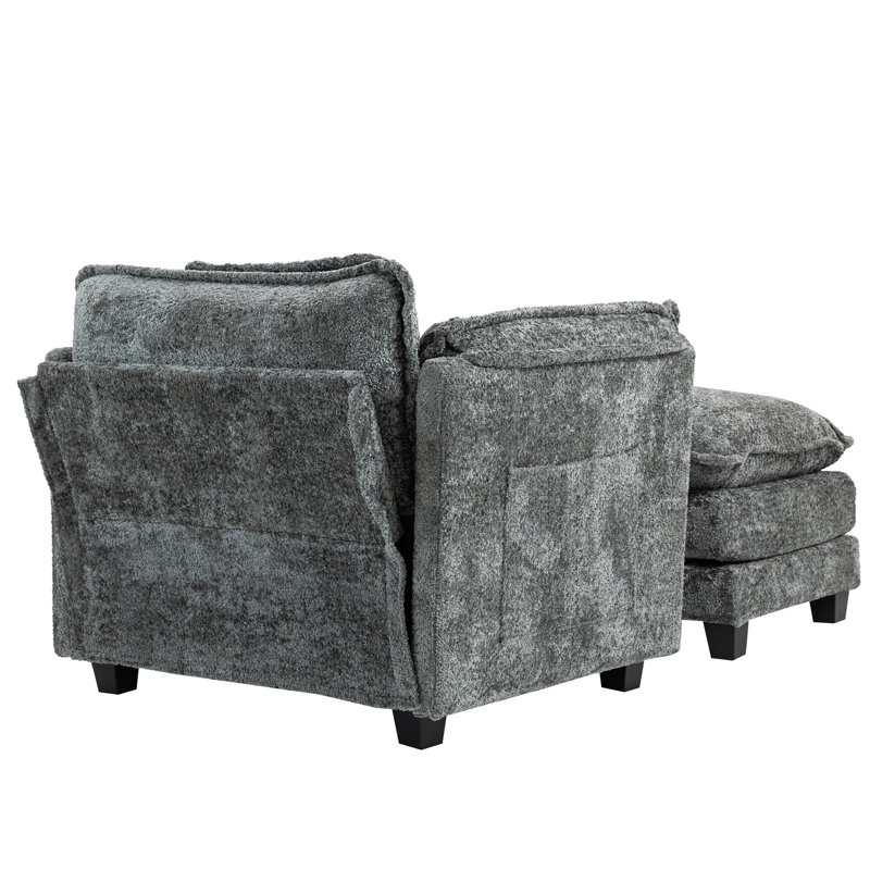 55.32*39.76" Oversized Sofa Indoor, Dark Gray