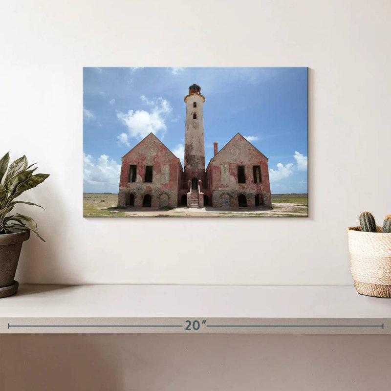 Petit phare de Curaçao, H 8 po x l 12 po