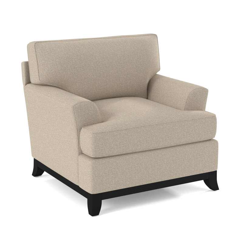 Oaks Way Armchair, Black, Eggshell Crypton Performance; 0884-93