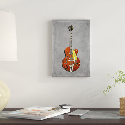 «Gretsch 6120 Chet Atkins 56» par Mark Rogan, impression sur toile tendue