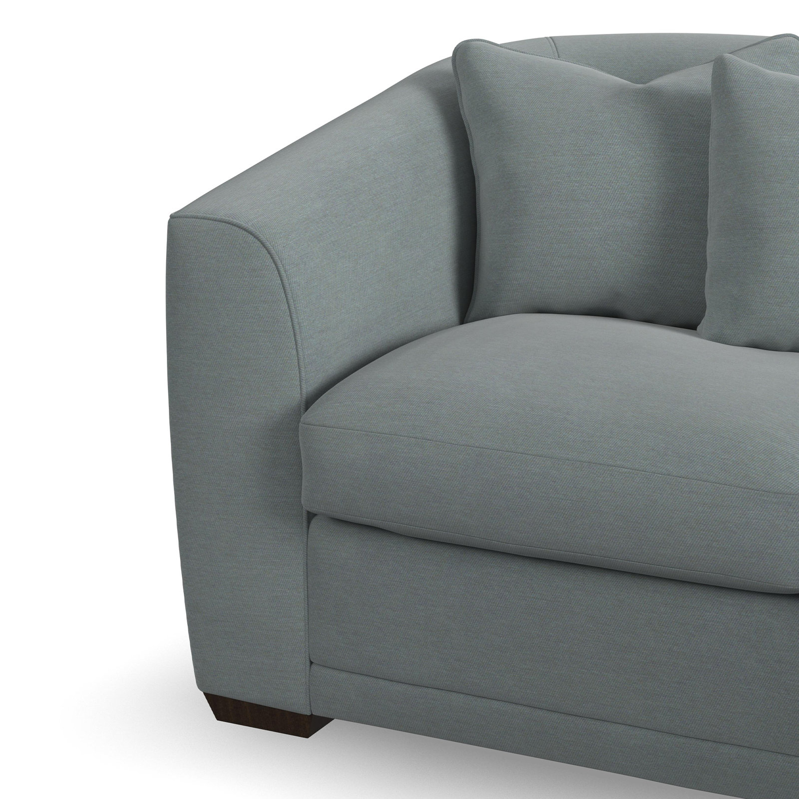 Sectional, Smokey Blue Livesmart