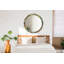 Huldar Glass Flat Wall Mirror