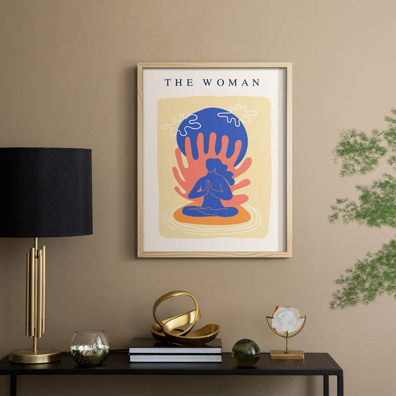 Matisse CCCXIII Framed Print Framed Print - Solid Wood, Natural, 11" H x 9" W