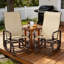 Ensemble de 2 chaises longues confortables