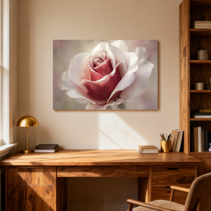 Plantes et fleurs, rose doux, gros plan, art floral, H 16 po x l 24 po