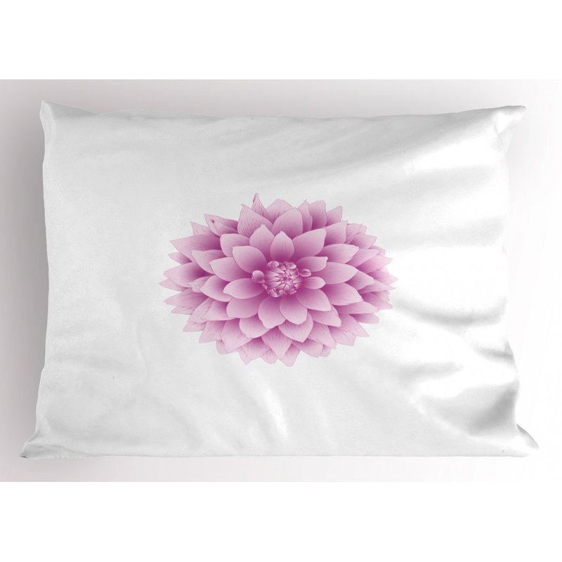 Taie décorative Dahlia, Simple