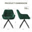48cm H Fabric Upholstered Metal Upholstered Back Armchair-852905200