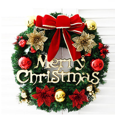 Christmas Decorations Christmas Wreath 12 Inch Christmas Wreaths For Front Door Ornaments Christmas Wreath With For Home Decor Wall Decor