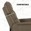 Canapé inclinable Power Lift, lin durable, design moderne élégant pour le confort de la maison