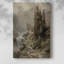 Paysage rétro - impression sur toile tendue-462868765