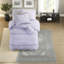 Ensembles de literie polyvalents lavande, polyester confortable avec coussin décoratif, parfait pour la décoration moderne