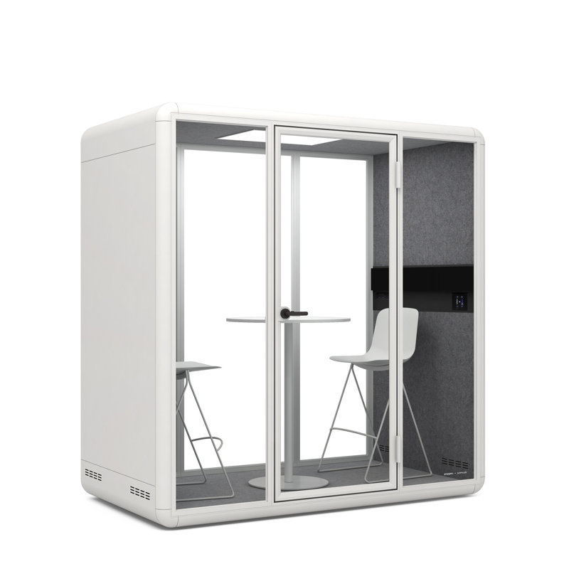 Porte-clés, ensemble de tables debout Tucker, Blanc