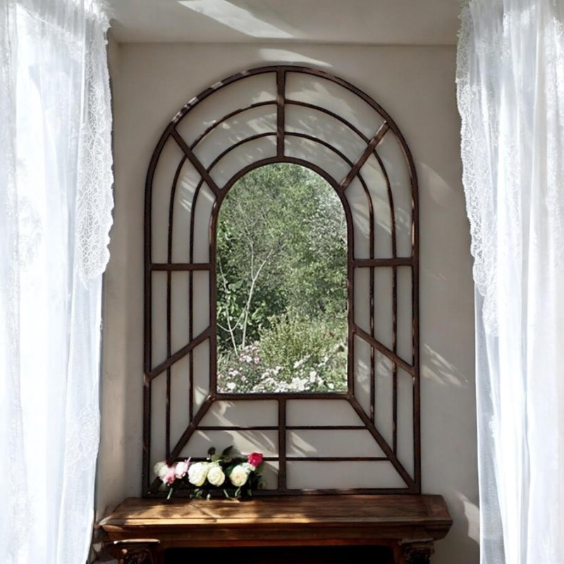 Aleni Metal Arch Mirror