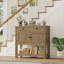 Console 35,4 "avec tiroirs et armoire Latiasha-1901360024