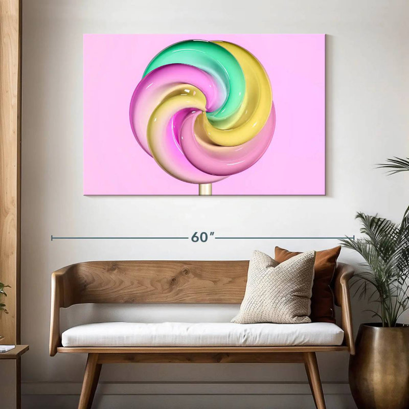 Pastel Pinwheel Lollipop