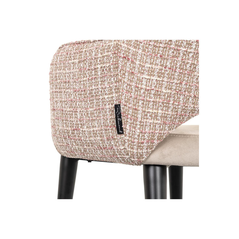 20'' H Upholstered Metal Armchair