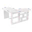L-Shaped Particle Board / Chipboard Writing Desk