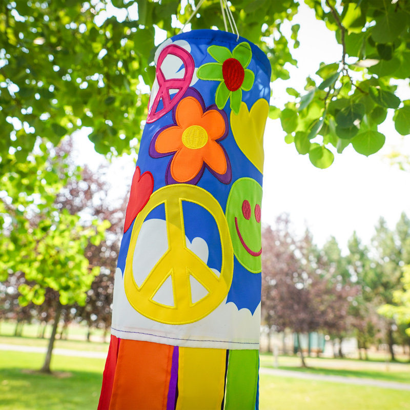 Double Sided 40'' H x 6'' W Polyester Wind Sock