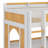 Bunk Bed With Storage Shelves,Window