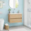 Meuble-lavabo flottant mural 32 po avec tiroirs à fermeture en douceur